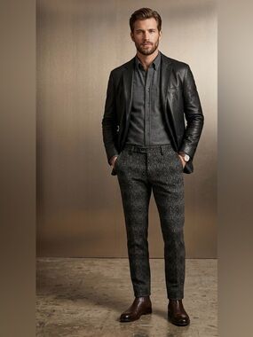 PRPS  Demon  Slim Straight Black  Gray Jeans Sz 44 NWT Made In UAE Rare $368